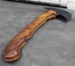 Handmade Viking Axe for Outdoor, Camping, Hunting, and Home use with leather sheath. - Image 6