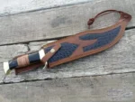 Personalized Custom made D2 Steel High Polish Hunting Crocodile Dundee Bowie knife - Image 2