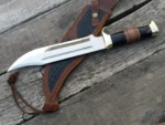 Personalized Custom made D2 Steel High Polish Hunting Crocodile Dundee Bowie knife - Image 3