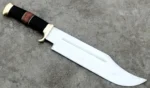 Handmade Hunting Crocodile Dundee Bowie knife for Outdoor and Camping with Brass and Horn handles for best Hand Grip. - Image 5