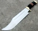 Handmade Hunting Crocodile Dundee Bowie knife for Outdoor and Camping with Brass and Horn handles for best Hand Grip. - Image 6