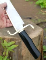 Handmade Hunting Musso Bowie Knife for camping and outdoor 20 inches Carbon Steel with leather sheath - Image 5