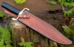 Handmade Hunting Musso Bowie Knife for camping and outdoor 20 inches Carbon Steel with leather sheath - Image 7