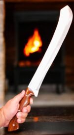 Handmade High Carbon Steel 1095 Rockwell 27 Inches Machete Bush craft tactical Sword - Image 10