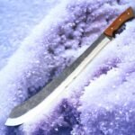 Handmade High Carbon Steel 1095 Rockwell 27 Inches Machete Bush craft tactical Sword - Image 9