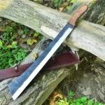 Handmade High Carbon Steel 1095 Rockwell 27 Inches Hunting Machete Sword